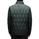 Winter thin down jacket with stand-up collar